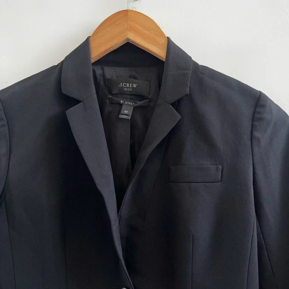 J. CREW 1035 Tollegno 1900 Wool Blend Size 00